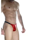 Erkek  Arkası Büzgülü Kırmızı Brazillian Slip