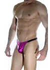 Erkek  Arkası Fuşya Büzgülü Brazillian Slip