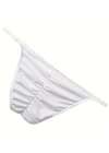 Erkek  Beyaz Büzgülü Slip İç Giyim