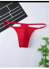 Erkek  Kırmızı Transparan Tanga İç Giyim