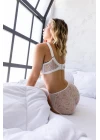 Gelin Set Toparlayıcı Minimizer Sütyen Slip Külot Takım Ekru (mgp32153)