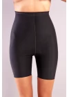 Golshan Girdle Extra Hight Waist Short Corset, İz Yapmayan Görünmez Ekstra Yüksek Bel Uzun Paçalı Siyah Korse