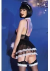Kadın Siyah Beyaz Fantezi Hizmetçi Kostümü