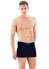 Lacivert  Mı Emay 2108 Seamless Uzun Erkek Boxer