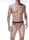 Leopar Desenli Erkek  Tangası
