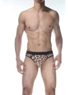 Leopar Desenli Erkek  Tangası