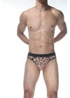 Leopar Desenli Erkek  Tangası