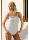 Likralı Dantelli İp Askılı Body 4062