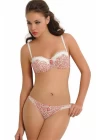 Nbb 4309 Push-up Straplez Çiçekli Sütyen Takım