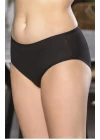Pamuklu Yüksek Bel Slip Külot Siyah (brf2966)