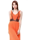 Paralel Desenli Şık Deri Harness - Brf199