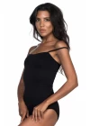 Siyah Mı Emay 1923 Soft İp Askılı Çıtçıtlı  Body