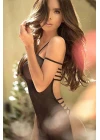 Siyah Seksi Fantezi Gecelik Brf8063
