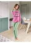 Uzun Kol Kadın Pijama Takım 1120