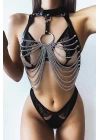 Zincir Sütyen Etek Harness Takım