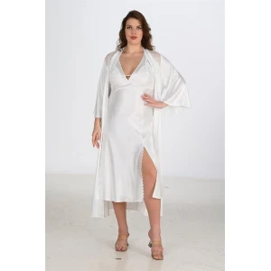 2li Ekru Sabahlık Takımı Bigsize 6224