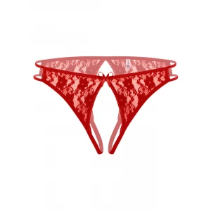 Ağı Açık Büyük Beden Kırmızı Fantazi Bato Külot