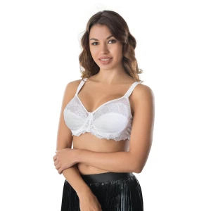 Beyaz Mı Emay 170 C Balenli Brode Toparlayıcı Sütyen