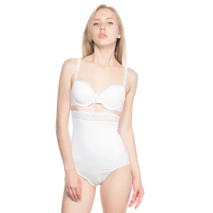 Beyaz Mı Emay 2028 Dantelli Yüksek Bel Slip Korse