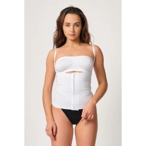 Beyaz Mı Emay 2030 Agraflı Göğsü Açık Atlet Korse