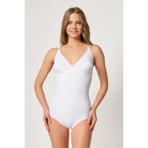 Beyaz Mı Emay 2821 Balenli Double Boy Slip Lazer Korse