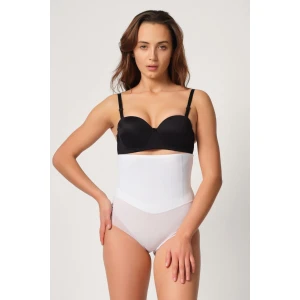 Beyaz Mı Emay 2945 Tül Karyokalı Slip Lazer Korse