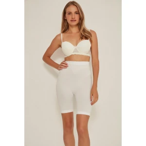 Beyaz Mı Emay 3005 Soft Uzun Paçalı Boxer Korse