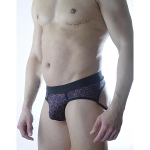 Erkek Daire Desenli Fantezi Jockstrap