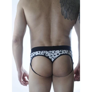 Erkek Desenli Fantezi Jockstrap İç Çamaşırı