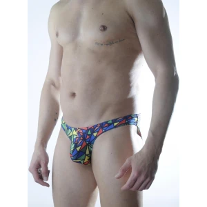 Erkek Renkli Desenli Slip İç Çamaşırı