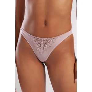 Golshan Garland Mini String, Kadın Güpürlü Açık Pembe Külot