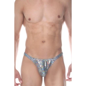 Gümüş Simli Erkek  Tangası