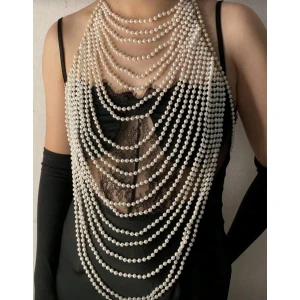 İncili Seksi Vücut Aksesuarı , Şık Bustiyer