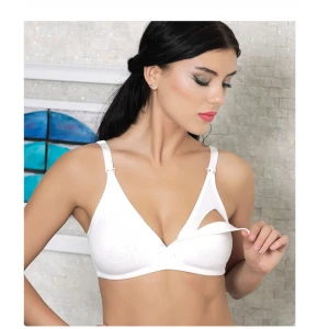 Kadın 10876 Cotton Emzirme Sütyeni