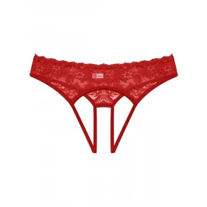 Kadın Kırmızı Dantelli Fantazi Külot