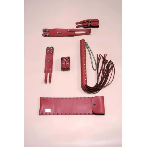 Kırbaç Kelepçe Takım 3lü Set, El - Ayak Kelepçesi, Kırbaç - Brf1305