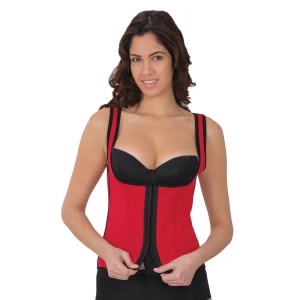 Kırmızı Mı 9173 Agraflı Göğsü Açık Atlet Korse