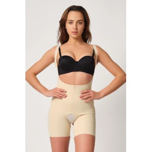 Ten Mı Emay 2834 Göğsü Açık Ferumalı Tül Popo Boy Lazer Korse