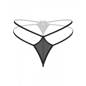 Transparan Siyah Fantazi Külot String