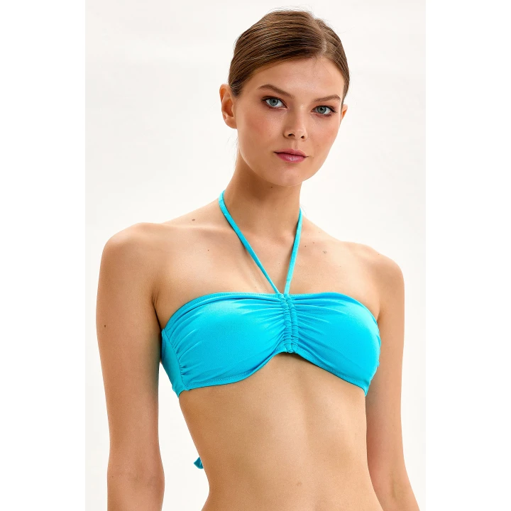 Argento 1011-2044 Kadın Büzgülü Straplez Bikini