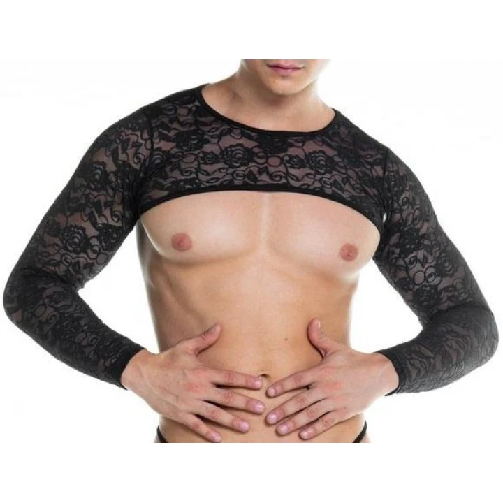 Erkek  Fantezi Dantel Crop