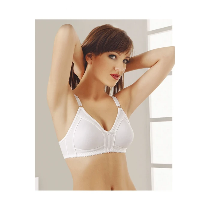 Beyaz Dikişsiz Toparlayıcı Sütyen - 501