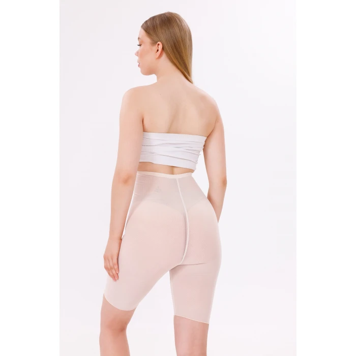 Freshness 0007 Lazer Kesim Tül Yüksek Bel Şort Korse