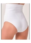 Beyaz Kadın Dikişsiz Slip Korse - 780