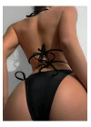 Kadın Seksi Gold Zincir Detaylı Fantezi İç Çamaşır Takımı Erotik İç Çamaşır Takım