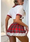 Kadın Seksi Liseli Öğrenci Fantezi Kostüm