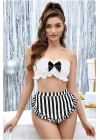 Kadın Seksi Zebra Etekli Garson Kostümü