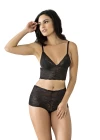 Siyah Bralet Dantelli Sütyen Takım 2 Li - 6510