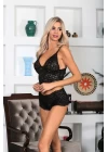 Siyah Bralet Dantelli Sütyen Takım 2 Li - 6510