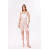 Freshness 0007 Lazer Kesim Tül Yüksek Bel Şort Korse